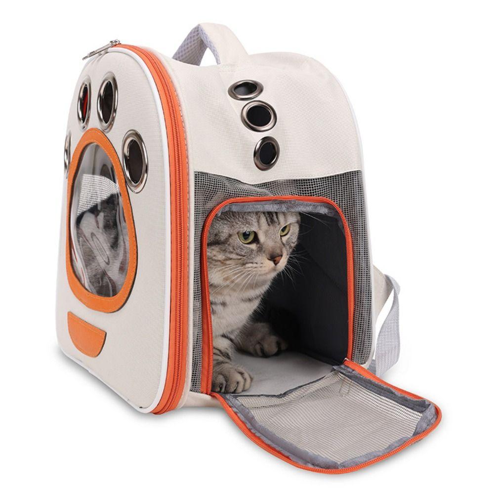 Foldable Travel Cat Carrier Lightweight Portable Pet Bag Easy To Carry Pet Backpack Going Out