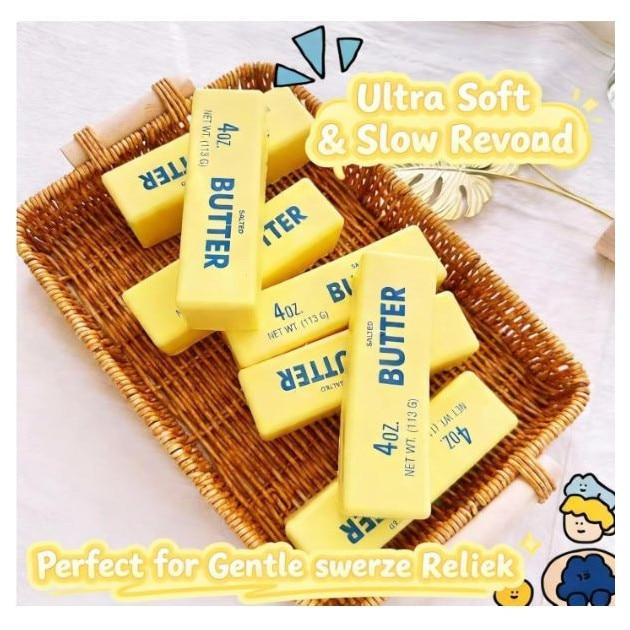 Butter Squishy Stress Toy, Shop Like a Pro, 13cm, Slow Rising Effect, Silicone 2PCS