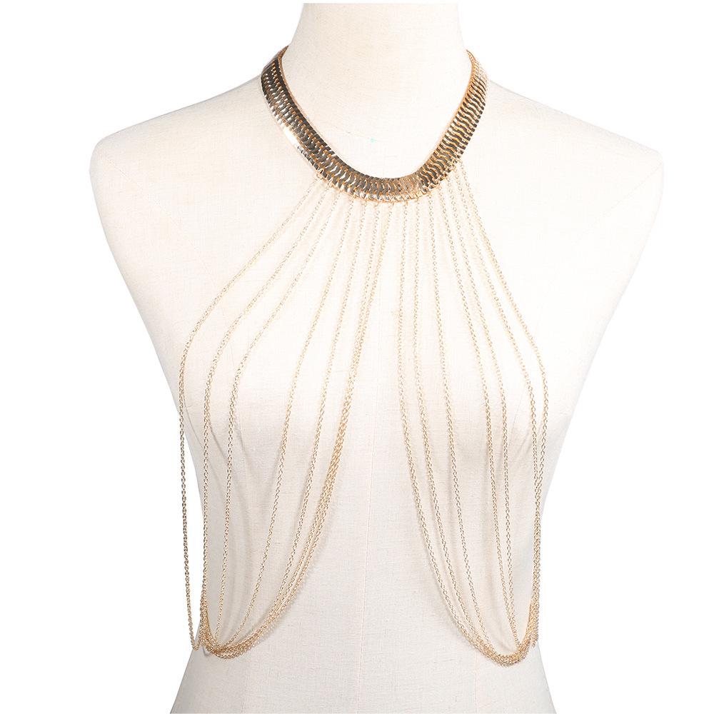 Sexy Beach Body Chain Bikini Tassel Necklace