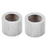 2PCS 15MM Straight Through Fitting Connector Female To Female Extender  Water Cooling Builds