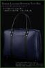 Cheval Noir Men's Genuine Leather Tote Bag, Handcrafted by Skilled Artisans, Large Capacity, Cowhide Leather, Stands Upright, Perfect for Commuting