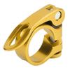 Aluminum Alloy Quick Release Seat Clamp for Road and Mountain Bicycle for XTC68 31.8mm(Gold )