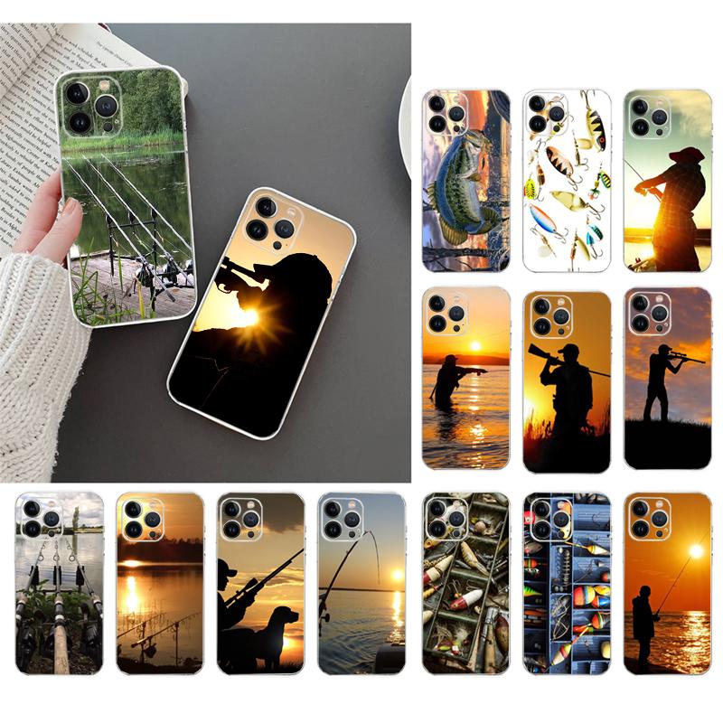 Phone Case For iphone 17ProMax Air 16 15 14 13 Pro Max 15 16 Pro 15Plus Bass Fishing Fisherman Hunting Man