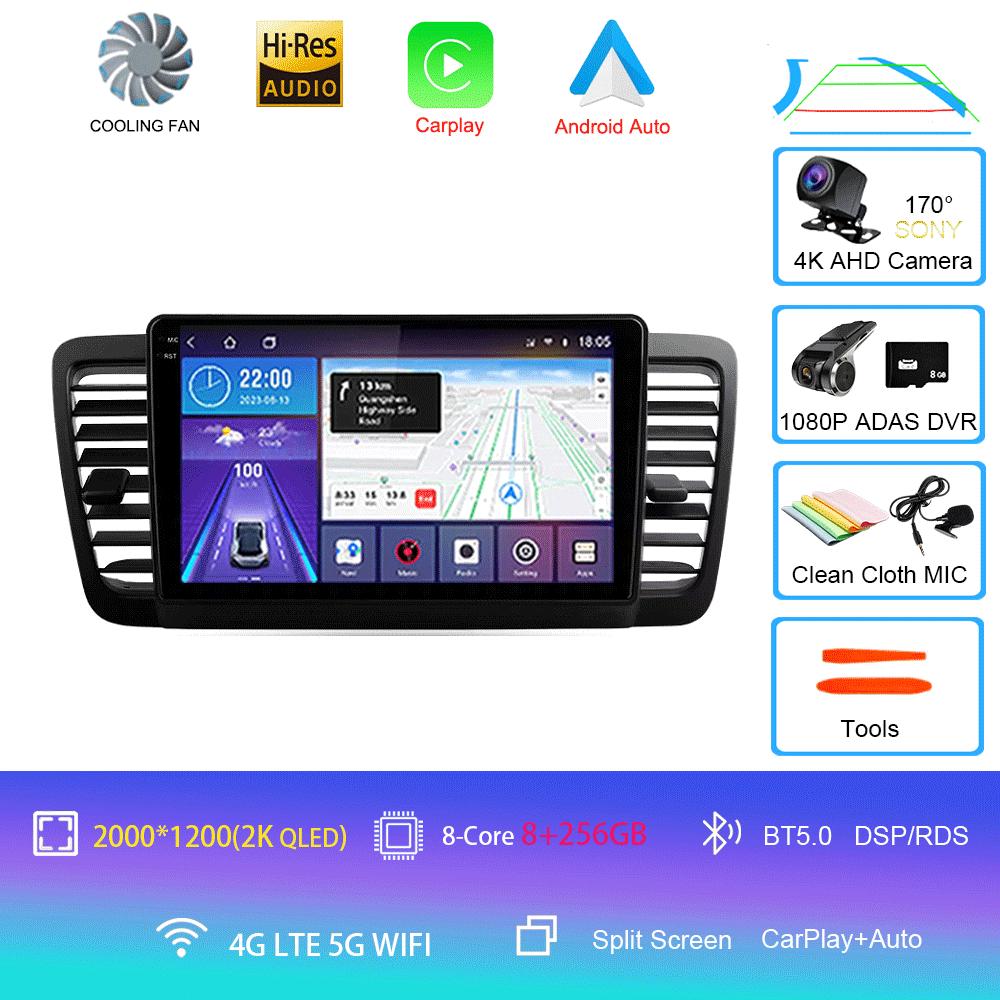 Android 14 Car Radio For Subaru Outback 3 Legacy 4 2003 - 2009 Multimedia Video Player Navigation Stereo GPS No 2din 2 Din Dvd