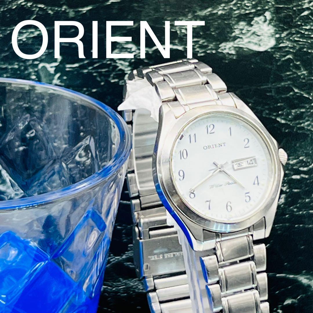 

[USED]Working condition ORIENT Swimmer Quartz watch Day-Date A-14