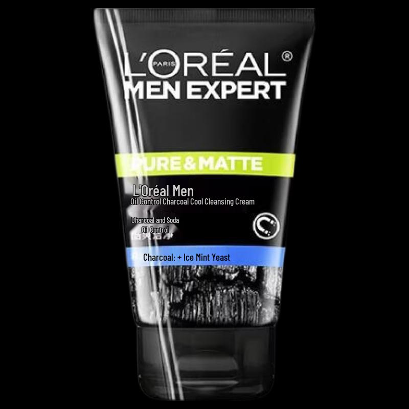 L Oreal Men Expert Ice Effect Oil Control Charcoal Face Wash