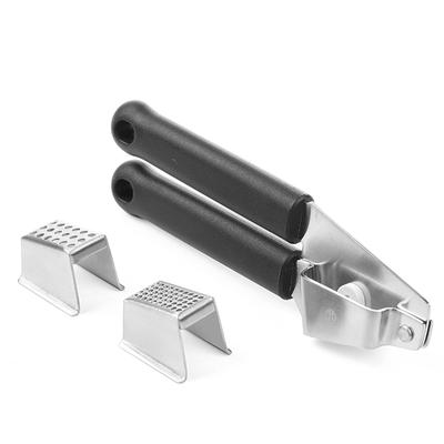Hendi 856123 Stainless Steel Garlic Press, 2 Thicknesses