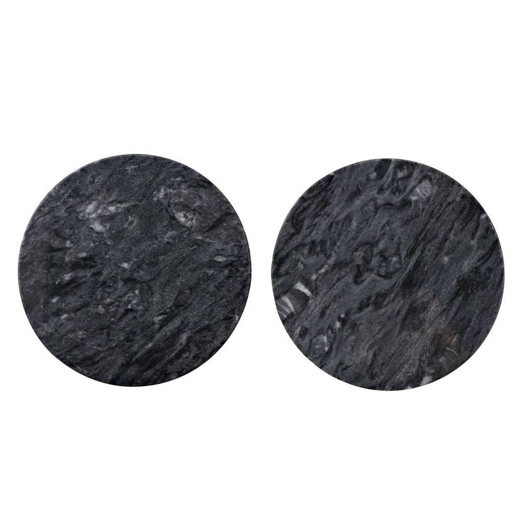 Hestia Marmor Runde Untersetzer (Packung mit 2)