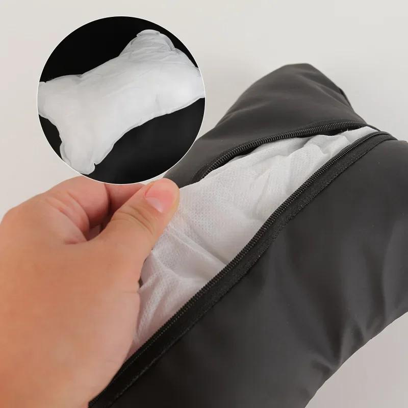 Automotive Interior Products Car Headrests Neck Pillows Soft Pillows for Interior Use Car Pillows Car Red Wine Headrests 20*18CM