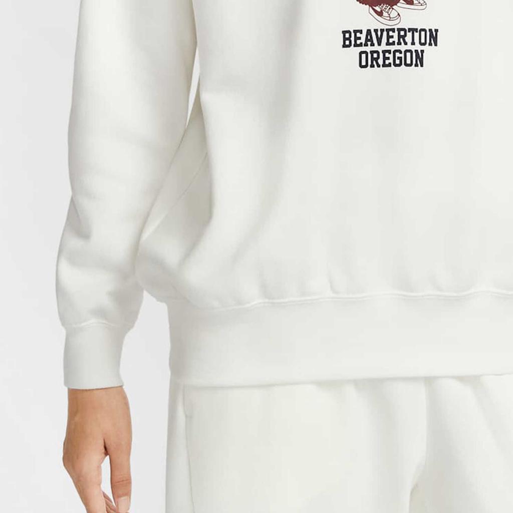 Nike Sweatshirts Women's White Hooded Moderate Regular HV1745-133