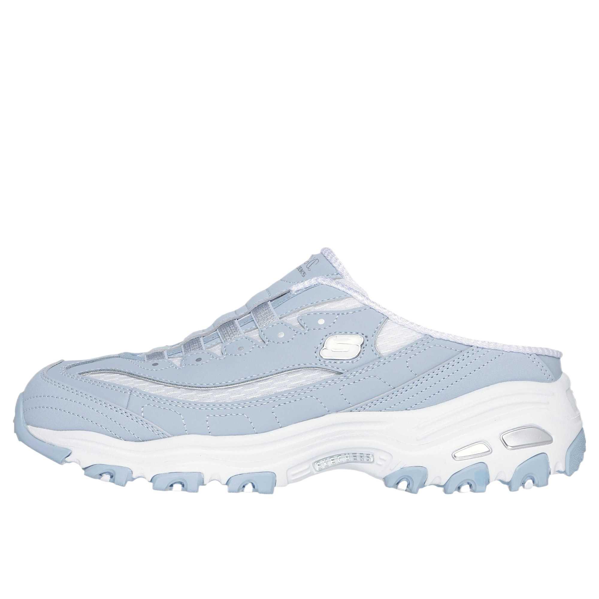 Skechers DLites Nostalgic Breeze Удобные Простые Универсальные Амортизирующие Дышащие Низкие Повседневные Кроссовки Женские Синий 150533-SLT 36