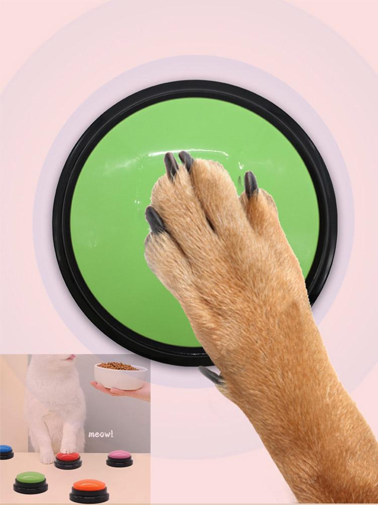 Lustige Hund Aufnehmbare Haustier Spielzeuge Reise Sprechendes Haustier Starter Hund Sprechende Knöpfe Tragbar Niedliche Haustier Zubehör Kommunikationswerkzeug
