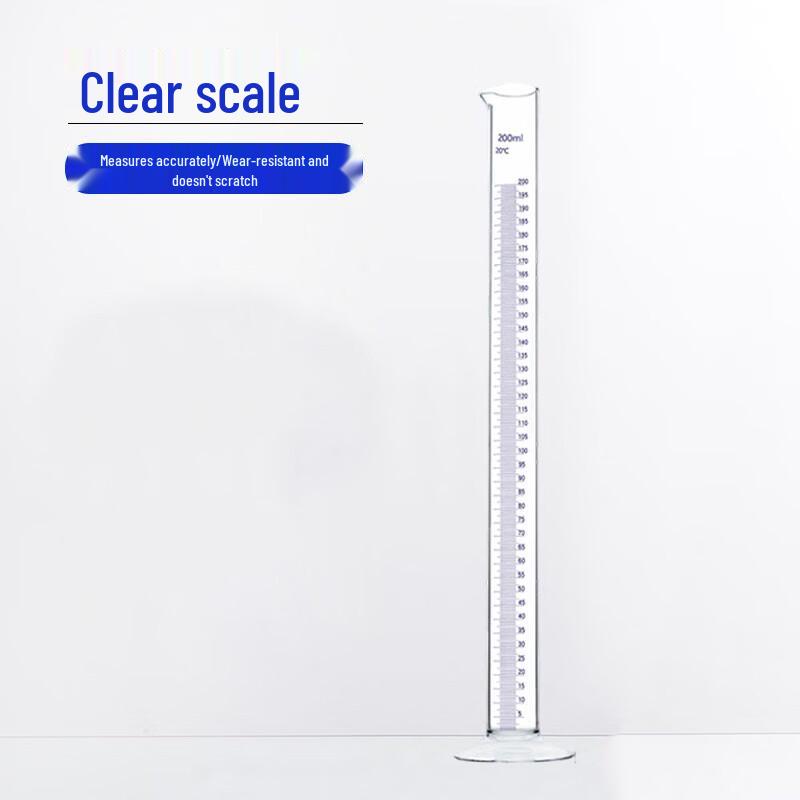 Mineral Powder & Cement Standard Glass Measuring Cylinder