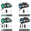 80x100 Portable Monocular Telescope HD Long Range Zoom Telescope with Tripod  Phone Clip for Hunting Sports Outdoor Camping