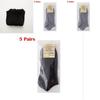 Comfortable Men's Summer Cotton Black Invisible Boat Socks Breathable Thin White Ins