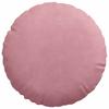 Seat Cushion 2 pcs Pink Ø30 x 13 cm Velvet