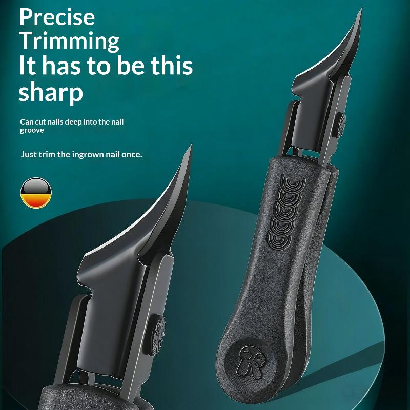 Super Fine Slanted Pointed Nail Clipper Anti-Splash Toenail Clipper For Ingrown Thick Toenail Pliers Scissors Care Tools