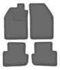 Veloursgraphit-Autofußmatten für: Saab 9000 Limousine (1984–1991)