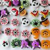 50PC Halloween Light Up Ring Party Toys Glow-in-the-Dark Rings Halloween Party Supplies for Trick or Treat Gifts