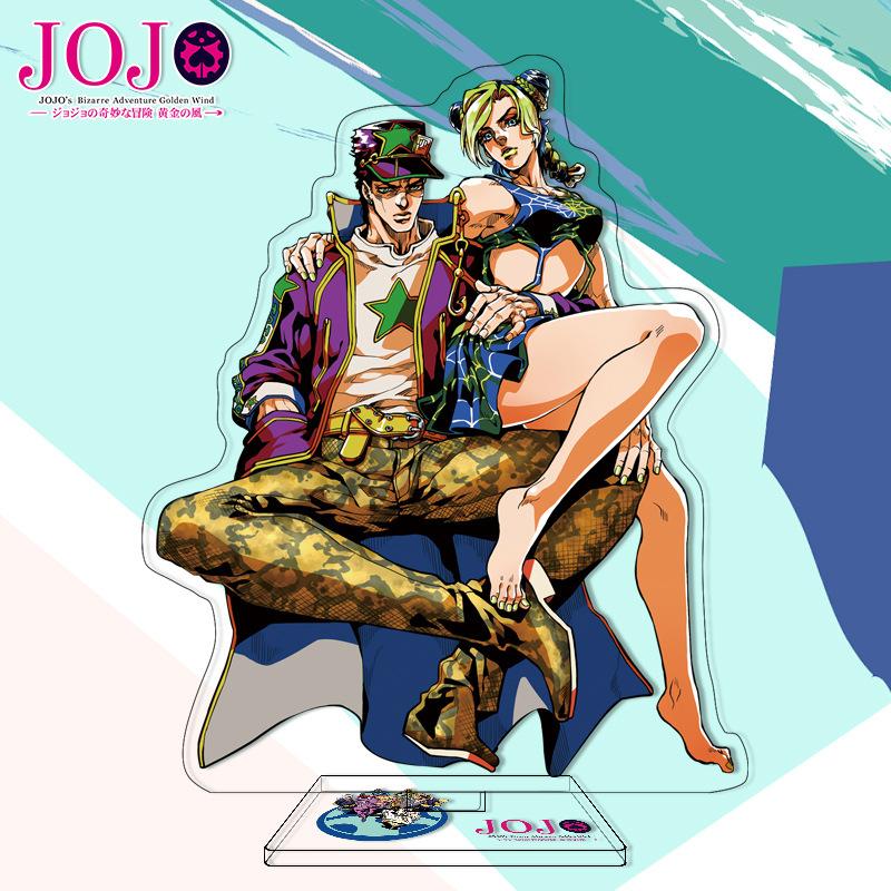JOJO s Bizarre Adventure Golden Wind Anime Acrylic Standee Character Display Figurine Dropshipping Anime Merchandise