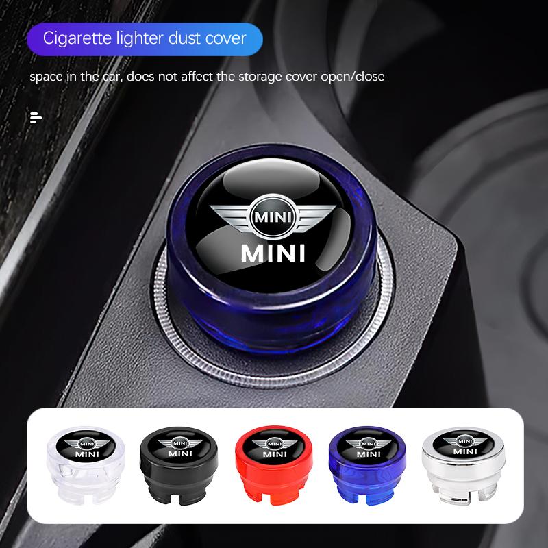 Bouchon anti-poussière pour allume-cigare de voiture Housse de protection pour MINI Cooper R56 F56 R50 JCW Cabrio Aceman Countryman Clubman WORKS Roadster