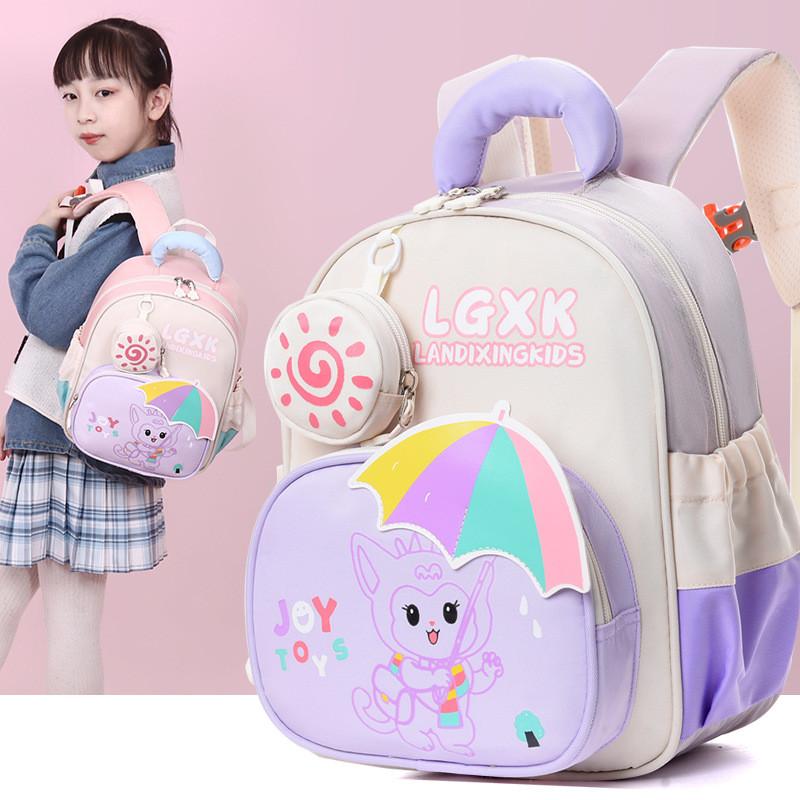 Childrens School Bag For Little Kids With Cute Cartoon Print And Stressreducing Shoulder Straps