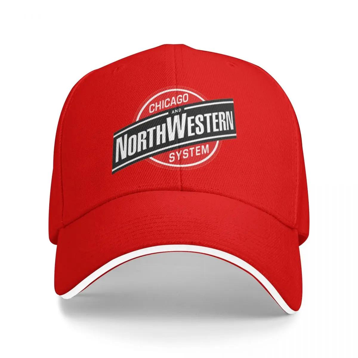 Vintage Chicago And Northwestern Railway System Baseball Cap Uv Protection Solar Hat summer hat Sports Cap Caps Women Unisexs