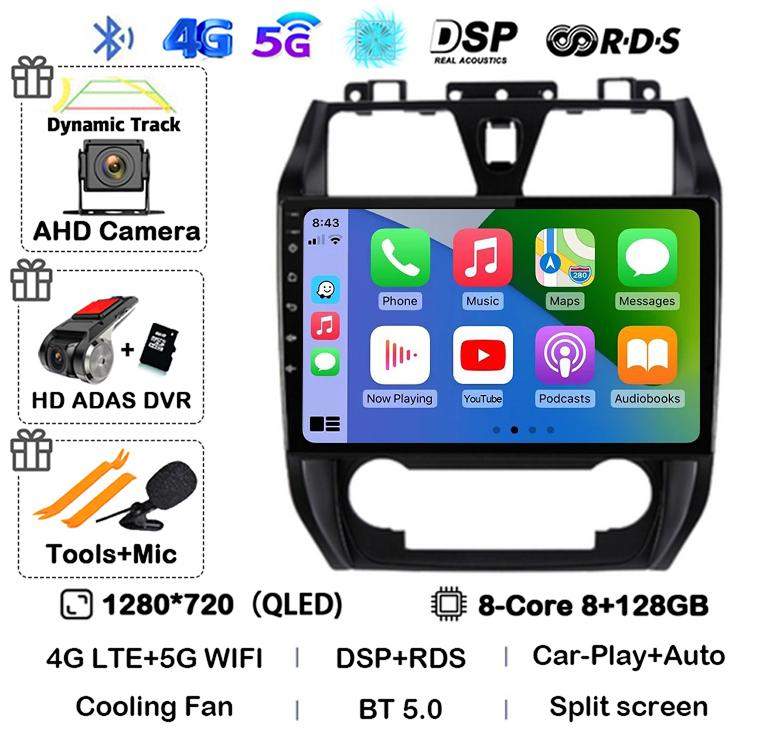 Android 14 Wireless CarPlay Auto Radio for Geely Emgrand EC7 1 2009-2016 4G+WIFI Car Radio Multimedia Video Player GPS Stereo BT