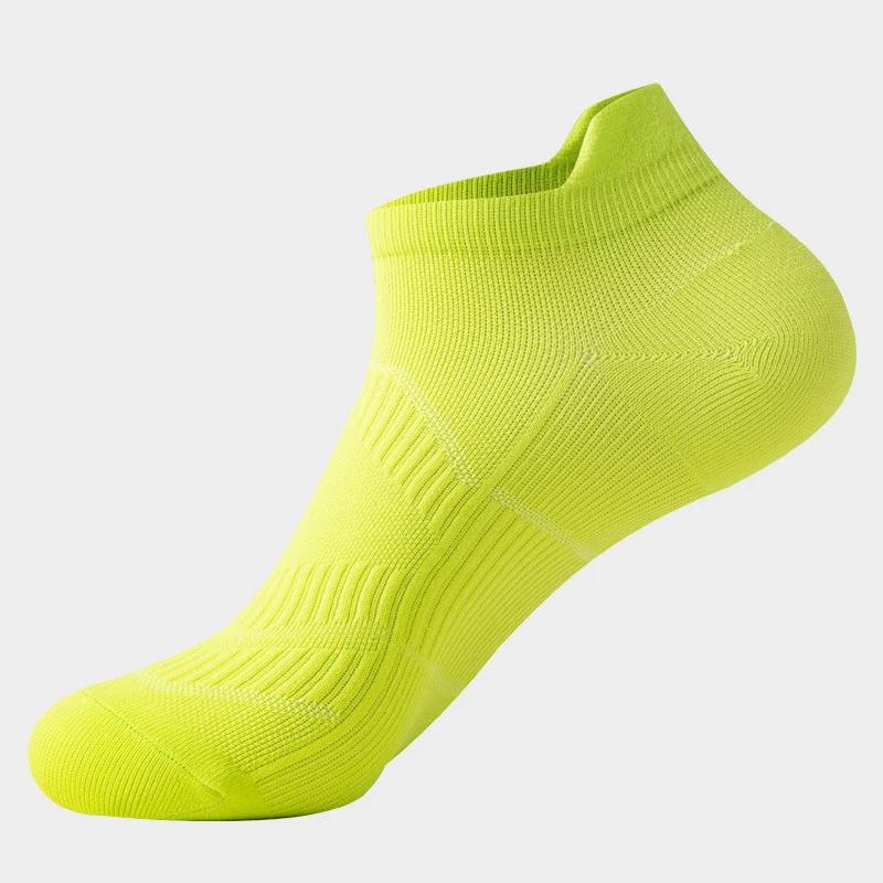 Men Boat Socks Short Sweat-absorbing Non-slip Quickly Dry Sports Marathon Running Women Anti-Friction Ankle Protection Tab Socks