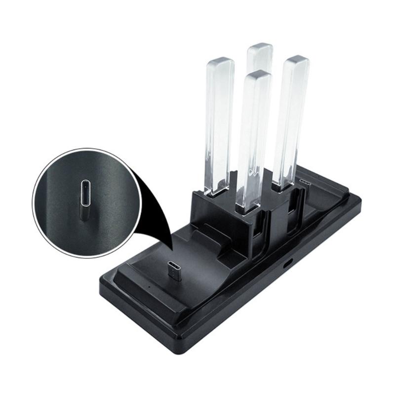 Charging Station for Gaming Controller Type-C Charger Stand Cradle Can Charging 6 Controllers Simultaneously