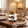 Rose Metal Napkin Holders Stable Tissue Storage Rack Desktop Paper Organizer  Dining Table