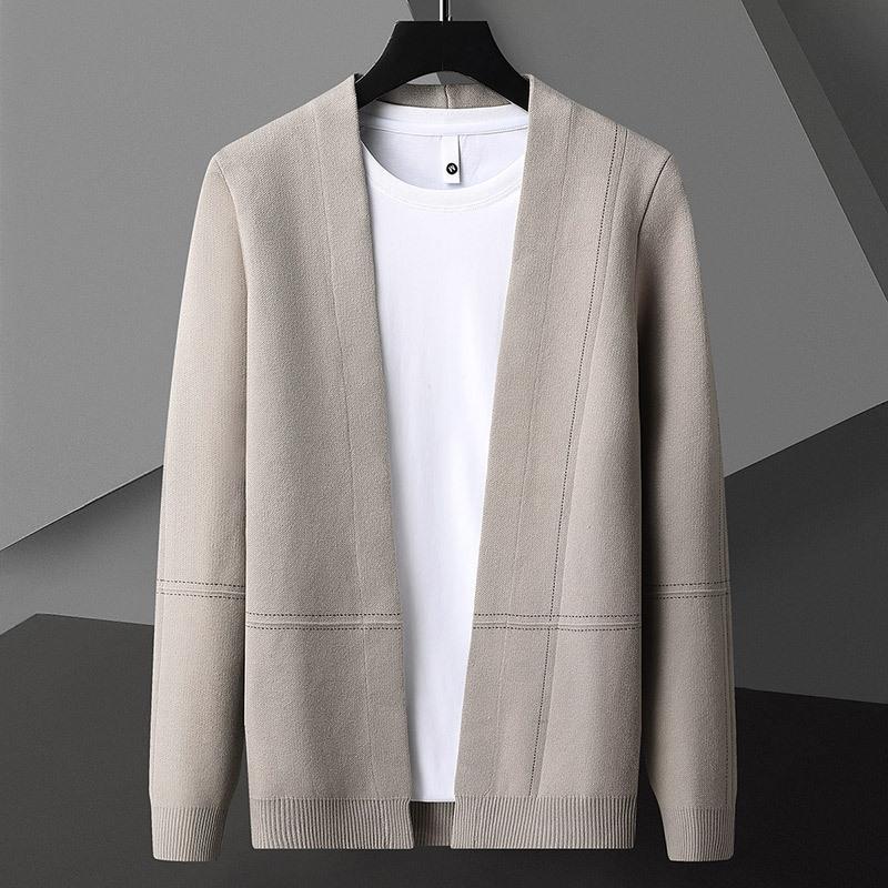 Hot Sale, Men's Knitted Cardigan Sweater Jacket ins Trendy Yarn Sweater Men's Clothing
