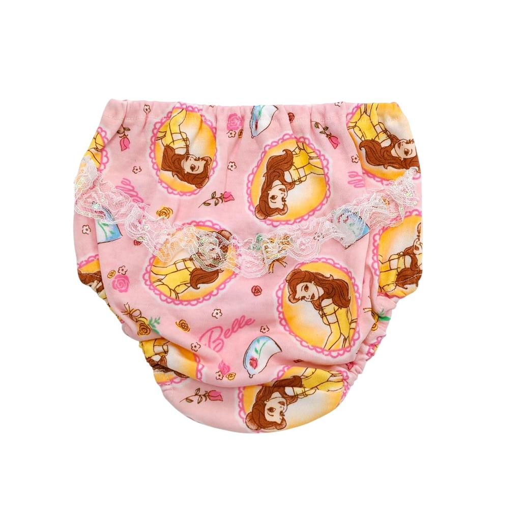 Takihyo Disney Disney Beauty and the Little Peter Tinker Cotton Girls' Panties, 2-Pack, Princess, Frozen, Rapunzel, Beast, Belle, Mermaid, Ariel, Pan,