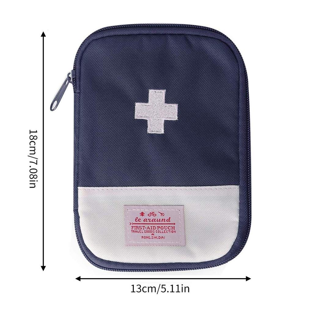 ARURA (LABEL) First Aid Kit Pouch Medicine Storage Bag (Multi Color)