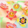Pattern Compass Flower Mini Plastic Gyro Children Toy For Kid Entertainment