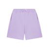 Li Ning Sports Trend Series Solid Color Loose Casual Shorts Women Shorts Purple AKSS312-3