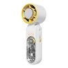 (alb) Ventilator de răcire cu compresă rece F17 10W 199 Viteze Reglabile Afișaj Digital Ventilator Portabil Turbo de Mână
