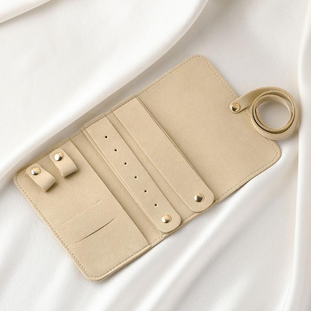 Lightweight Jewelry Organizer Roll Waterproof Foldable Travel Storage Bag for Women Girls Necklaces Rings Earrings Bracelet 2025