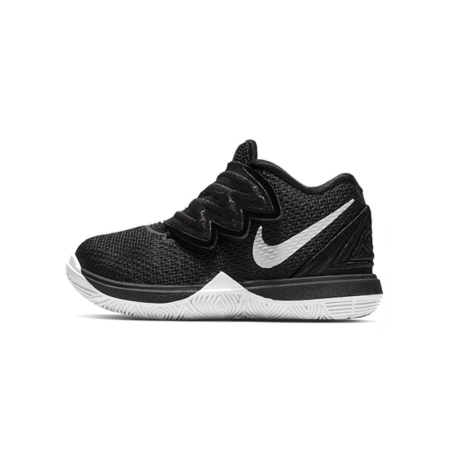 

New Baby Nike Kyrie 5 Toddler Shoes Black White AQ2459-901 22