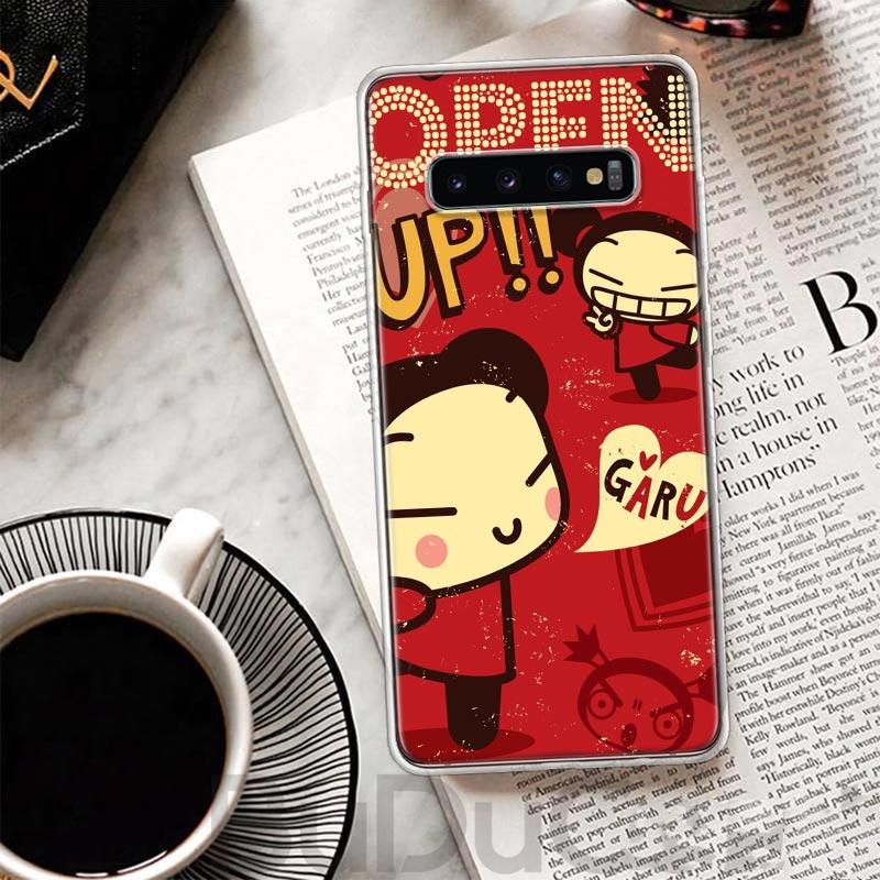 Cute Cartoon Pucca Garu Cover For Samsung Galaxy M12 M21 M30S M31 M32 Phone Case M51 M52 Note 20 Ultra 10 Plus 9 8 J4 J6 + J8 M1