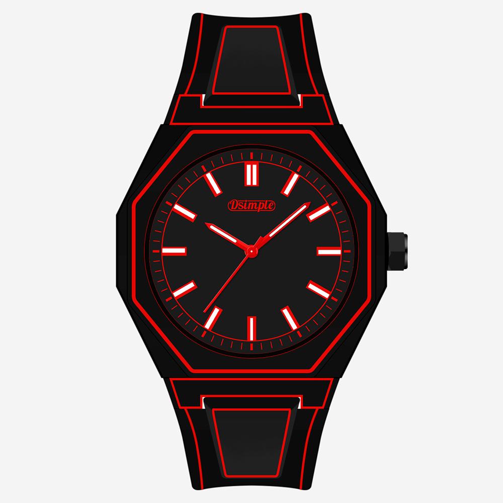 Trend Line Watch Comic Student Two Dimensional Quartz Watch Art Design Personality Watch Trend Watch