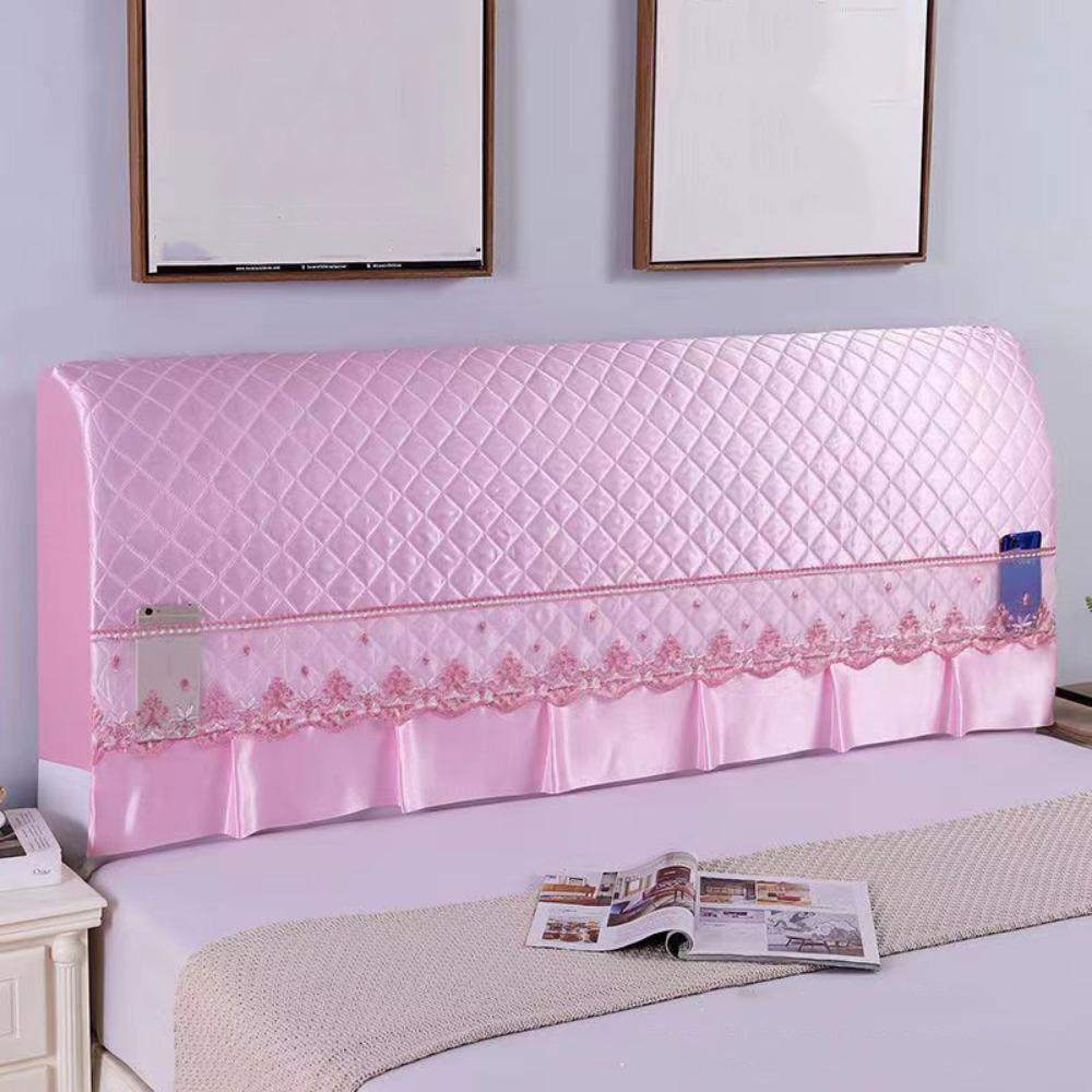 Lace Design Bedhead Cover Decorative Bedside Protector Backrest Cover  Home Protection