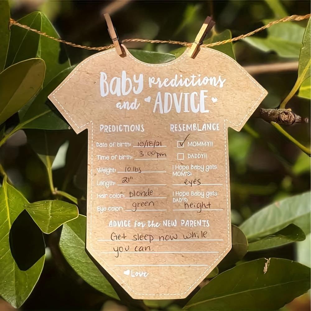 25 Prediction Cards/suggestion Cards/party Decorations, Kraft Paper.