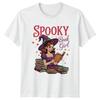Spooky Book Girl Unisexs TShirt Witchy Reading Halloween Gift For Her