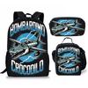 Cartoon Printing Casual Shoulder Bag Junior High School Students Large Capacity Backpacks