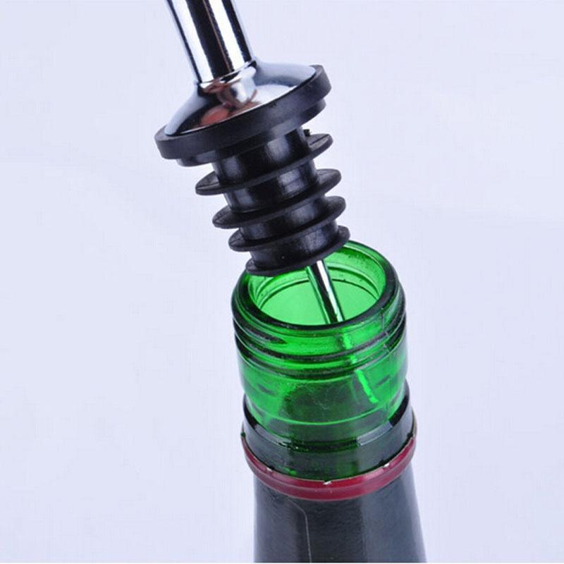 1pcs Pourer Stainless Steel Wine Mouth Pouring Device Plug Bottle Nozzle Bar Supplies