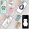 Cute Kawaii Penguin Cell Phone Case for Samsung Galaxy S26 Ultra S25 S24 S23 S22 S21 S20 Note10 Cover
