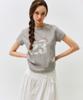 CITTA Retro Star Number 23 T-Shirt_Ctt378 (Melange Gray)