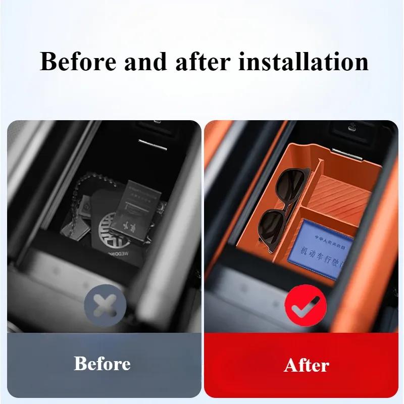 For Mercedes-Benz GLC300L GLC260l Armrest Box Storage Box GLC Central Control Protective Pad Decorative Supplies