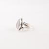 Selenite Gemstone 925 Sterling Silver Jewelry Handmade Statement Ring For Women RR-57-40